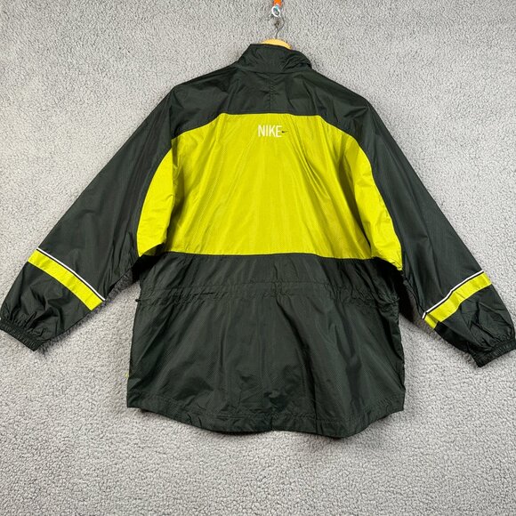 Nike Jacket Women’s Size Medium Green Vintage Classic Loose Fit Wind Breaker - Picture 2 of 16